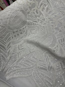 Royalty Sequin Damask Fabric 54” Wide| New Creations Fabric & Foam Inc.