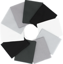 Supreme Solids - Fat Quarter Bundle - 10 pack (White/Grey/Black)