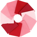 Supreme Solids - Fat Quarter Bundle - 10 pack (Shades of Pink & Red)