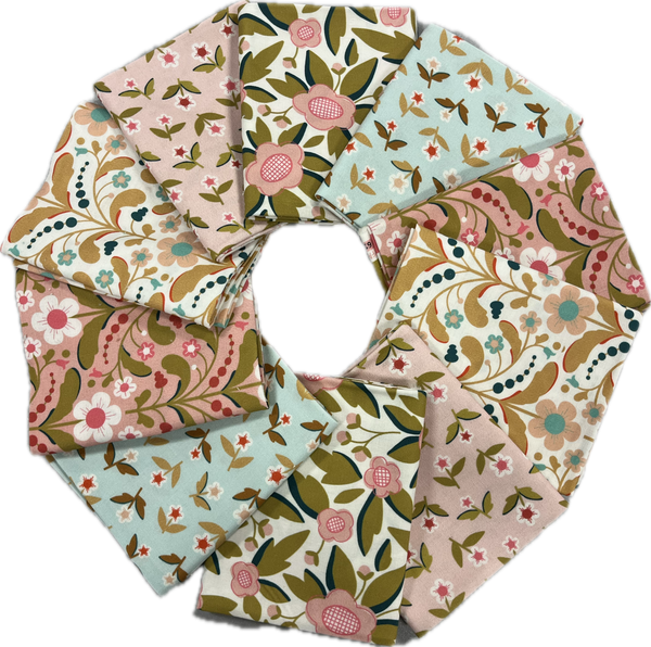 Floral Fat Quarter Bundle - Felicity Fabrics - 10 pack