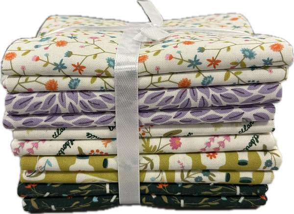 Floral Fat Quarter Bundle - Felicity Fabrics - 10 pack