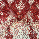 Lioness Stretch Sequins Fabric