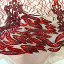 Lioness Stretch Sequins Fabric
