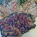 Lioness Stretch Sequins Fabric