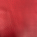 Saratoga Ostrich Faux Leather Vinyl Fabric