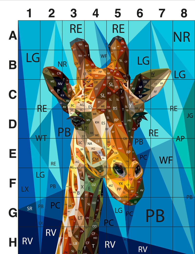 Big G the Giraffe Quilt Kit