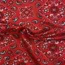 Bandana Paisley Print Spandex Fabric