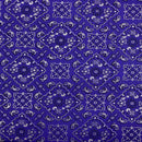 Bandana Paisley Print Spandex Fabric