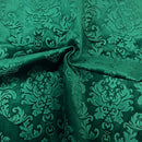 Damask Embossed Velvet Upholstery Drapery Fabric