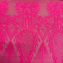 Alpica Geometric Stretch Sequins Fabric