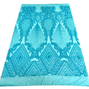 Alpica Geometric Stretch Sequins Fabric