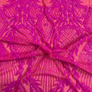 Alpica Geometric Stretch Sequins Fabric