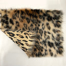 Leopard Print Faux Fur Fabric