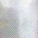 Venom Iridescent Snakeskin Stretch Velvet Spandex Fabric