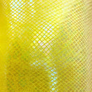 Venom Iridescent Snakeskin Stretch Velvet Spandex Fabric
