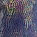 Venom Iridescent Snakeskin Stretch Velvet Spandex Fabric