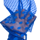 Flocked Polka Dot Mesh Fabric