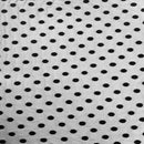 Flocked Polka Dot Mesh Fabric