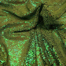 Iridescent All Over Sequins Fabric