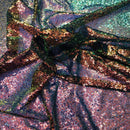 Iridescent All Over Sequins Fabric