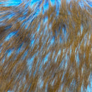 Husky Print Long Pile Shaggy Faux Fur Fabric