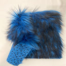 Husky Print Long Pile Shaggy Faux Fur Fabric