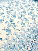 Modern Luxury Beaded Fabric 54” Wide