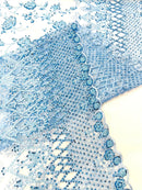 Modern Luxury Beaded Fabric 54” Wide
