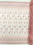 Modern Luxury Beaded Fabric 54” Wide