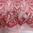 Catina Damask Stretch Sequins Fabric