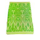 Catina Damask Stretch Sequins Fabric