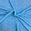Sequins Embroidered Stretch Velvet Rodeo Fabric
