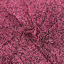 Sequins Embroidered Stretch Velvet Rodeo Fabric