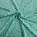 Sequins Embroidered Stretch Velvet Rodeo Fabric