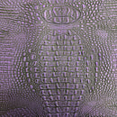 Mugger Two Tone Gator Faux Leather Vinyl Fabric