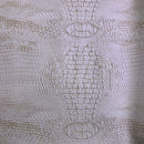 Mugger Two Tone Gator Faux Leather Vinyl Fabric