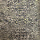 Mugger Two Tone Gator Faux Leather Vinyl Fabric