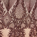 Alpica Geometric Stretch Sequins Fabric