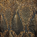 Alpica Geometric Stretch Sequins Fabric