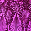 Alpica Geometric Stretch Sequins Fabric