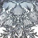 Alpica Geometric Stretch Sequins Fabric