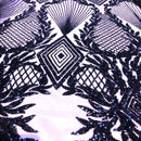 Alpica Geometric Stretch Sequins Fabric