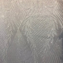 Alpica Geometric Stretch Sequins Fabric