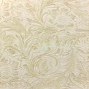 Western Floral PU Faux Leather Vinyl Fabric