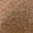 Western Floral PU Faux Leather Vinyl Fabric
