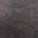 Western Floral PU Faux Leather Vinyl Fabric