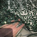 Luna Stretch Sequins Fabric