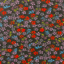 Small Floral Print Poly Cotton Fabric