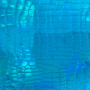 Iridescent Faux Crocodile Vinyl Fabric