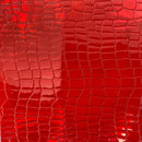 Iridescent Faux Crocodile Vinyl Fabric